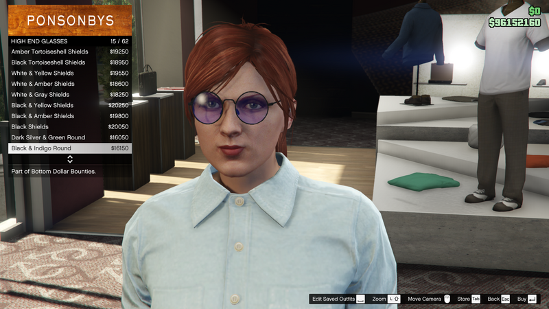 파일:BottomDollarBounties-GTAOe-FemaleGlasses-HighEndGlasses14-Black&IndigoRound.png