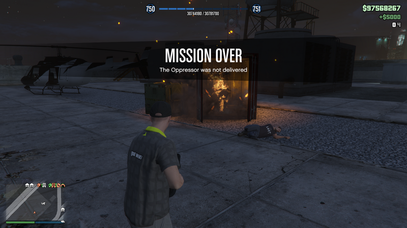 파일:HitTheRoof-GTAO-ElysianIsland-OppressorDestroyed.png