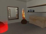 옷장 내부.