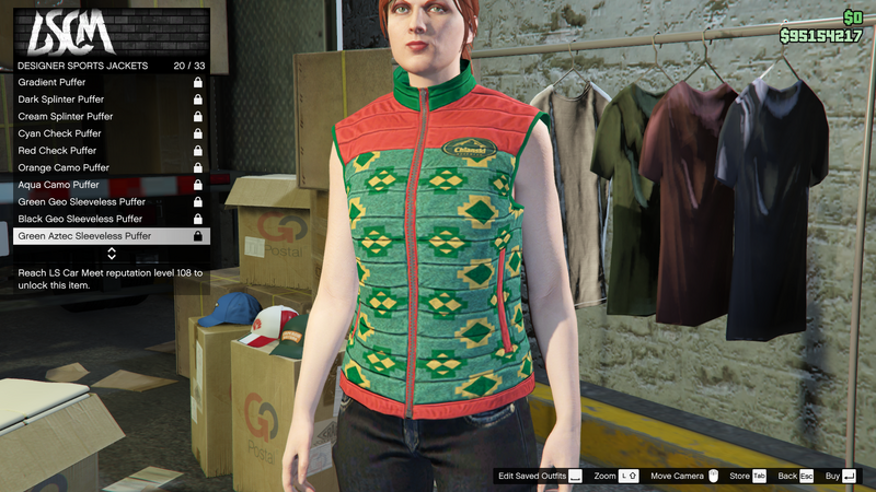 파일:LosSantosTuners-GTAO-FemaleTops-DesignerSportsJackets19-GreenAztecSleevelessPuffer.png