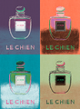 Le Chien (1-4), 다이아몬드 카지노 & 리조트에 전시된 빌리 위너의 작품 4점. 앤디 워홀위키백과↗의 샤넬 No. 5 패러디.