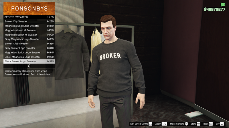 파일:Lowriders-GTAO-MaleTops-SportsSweaters10-BlackBrokerLogoSweater.png