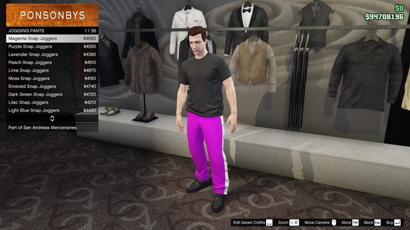 파일:SanAndreasMercenaries-GTAOe-MalePants-JoggingPants1-MagentaSnapJoggers.png