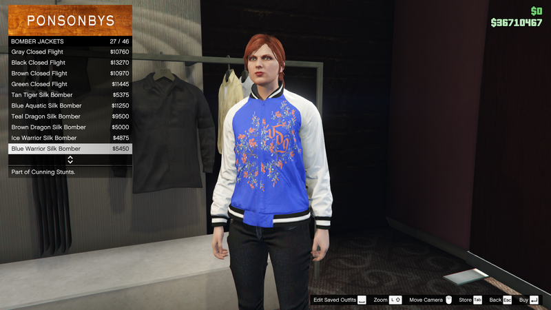 파일:CunningStunts-GTAO-FemaleTops-BomberJackets6-BlueWarriorSilkBomber.png