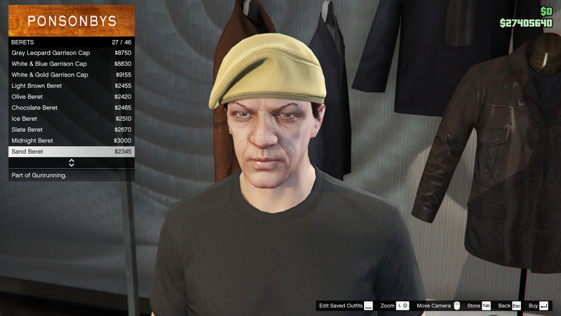 파일:Gunrunning-GTAO-MaleHats-Berets7-SandBeret.png