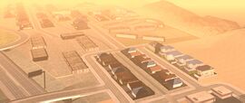 GTA 산 안드레아스에서 서쪽으로 바라본 프리클 파인의 동쪽 끝.