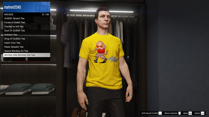 파일:SpecialClothing-GTAO-MonkeySeeMonkeyDieTee.png