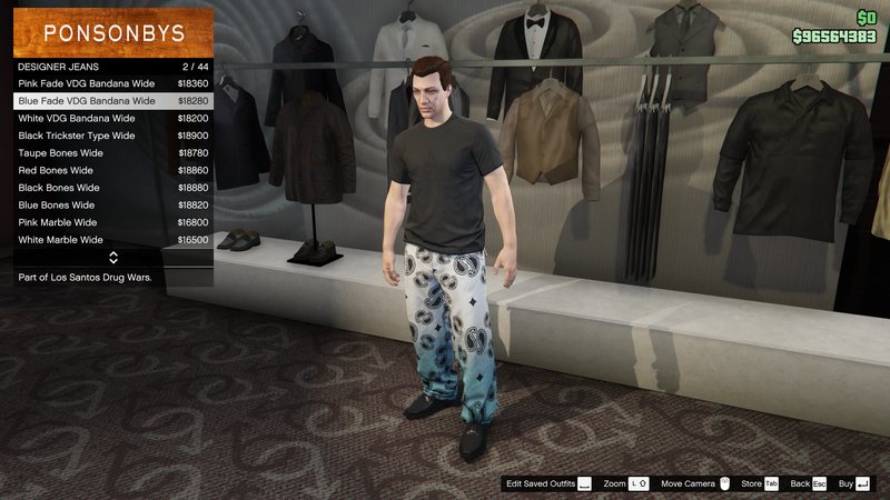 파일:LosSantosDrugWars-GTAOe-MalePants-DesignerJeans2-BlueFadeVDGBandanaWide.png