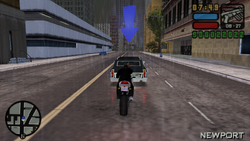 영구차를 들이받아 멈춰 세운다.