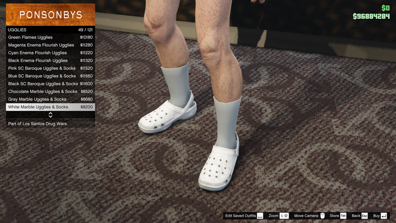파일:LosSantosDrugWars-GTAOe-MaleShoes-Ugglies48-WhiteMarbleUgglies&Socks.png