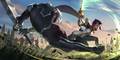 피오라 "레전드 오브 룬테라" 일러스트 1 (Riot 계약 아티스트 Sixmorevodka Studio)