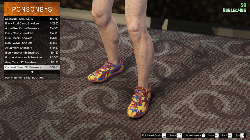 파일:BottomDollarBounties-GTAOe-MaleShoes-DesignerSneakers29-ContrastCamoSCSneakers.png