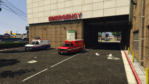 CentralLosSantosMedicalCenter-GTAV-Ambulances.png