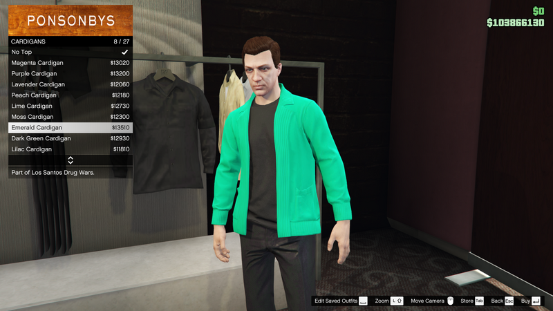 파일:LosSantosDrugWars-GTAOe-MaleTops-Cardigans32-EmeraldCardigan.png