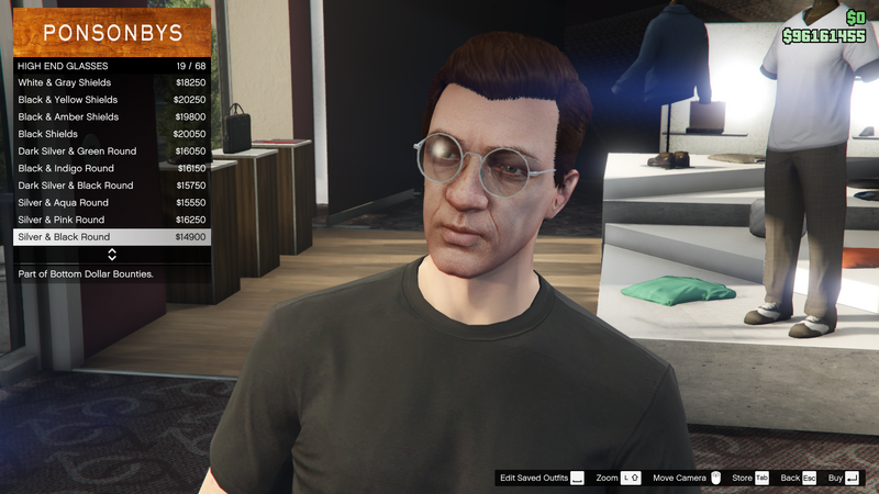 파일:BottomDollarBounties-GTAOe-MaleGlasses-HighEndGlasses18-Silver&BlackRound.png