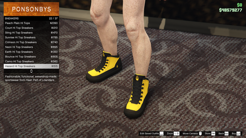 파일:Lowriders-GTAO-MaleShoes-Sneakers9-HazardHiTopSneakers.png