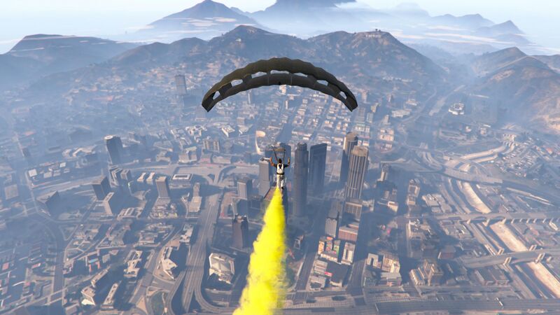 파일:Parachute-GTAOee-ParachuteSmoke-YellowSmokeTrail.jpg