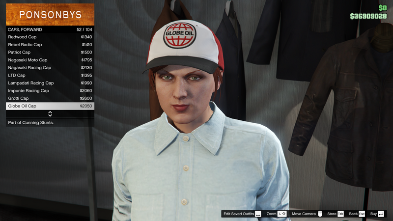 파일:CunningStunts-GTAO-FemaleHats-Caps15-GlobeOilCap.png