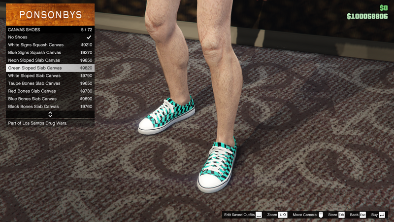 파일:LosSantosDrugWars-GTAOe-MaleShoes-CanvasShoes4-GreenSlopedSlabCanvas.png