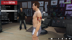 LosSantosDrugWars-GTAOe-MaleTattoos-LeftArm4-FooliganClown.png