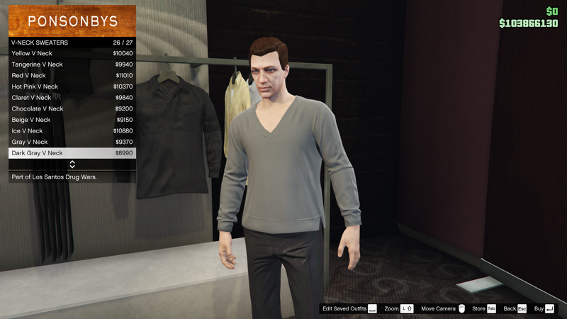 파일:LosSantosDrugWars-GTAOe-MaleTops-VNeckSweaters25-DarkGrayVNeck.png
