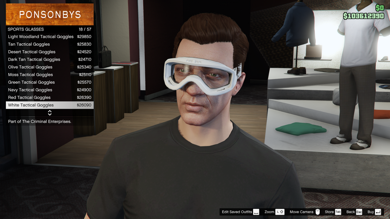 파일:TheCriminalEnterprises-GTAOe-MaleGlasses-SportsGlasses17-WhiteTacticalGoggles.png