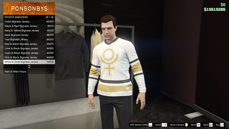 파일:AfterHours-GTAO-MaleTops-SportsSweaters13-White&GoldBignessJersey.png