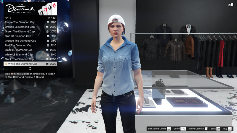 파일:CasinoStore-GTAO-FemaleHats16-WhiteTheDiamondCap.png