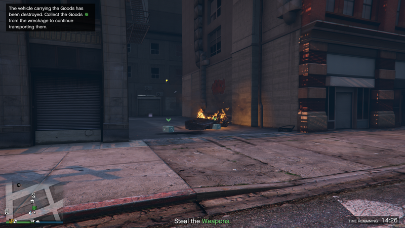 파일:BusinessBattles-Dealership-GTAOe-DestroyedElliePickup.png