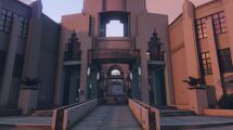 GTA V PC 레거시 버전의 도서관 입구.