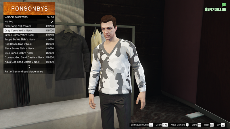 파일:SanAndreasMercenaries-GTAOe-MaleTops-VNeckSweaters2-GrayCamoYetiVNeck.png