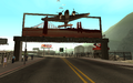 Grand Theft Auto: San Andreas의 산 안드레아스 샌 피에로에 있는 이스터 베이 공항 입구.