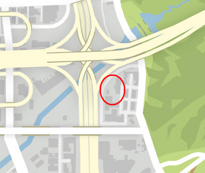 LestersWarehouse GTAV Map Location.png
