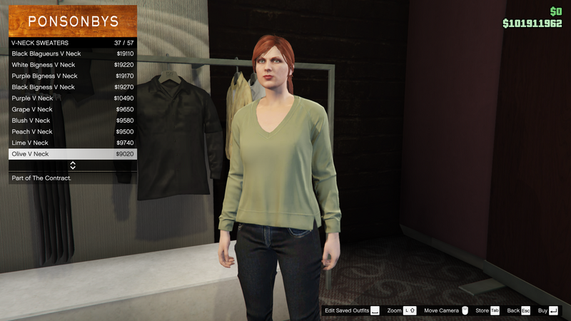 파일:TheContract-GTAOe-FemaleTops-VNeckSweaters6-OliveVNeck.png