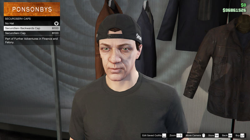 파일:FurtherAdventuresinFinanceandFelony-GTAO-MaleHats-SecuroServCaps1-SecuroServBackwardsCap.png