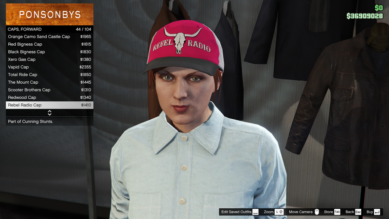 파일:CunningStunts-GTAO-FemaleHats-Caps7-RebelRadioCap.png