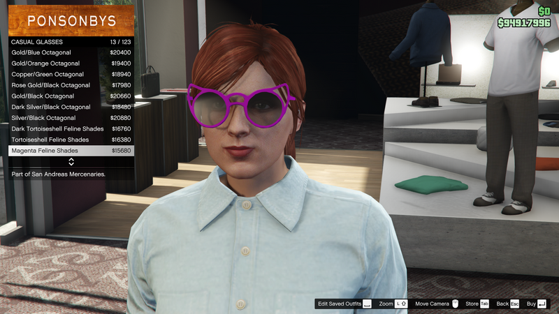 파일:SanAndreasMercenaries-GTAOe-FemaleGlasses-CasualGlasses12-MagentaFelineShades.png
