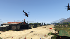TheBigScoreObvious-GTAV-ChoppersTakingOff.png