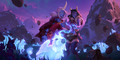 소라카 "레전드 오브 룬테라" 일러스트 (Riot 계약 작가 Sixmorevodka Studio)