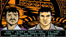마이크가 그 소녀를 어떻게 할 것인지 시스코에게 묻습니다.
