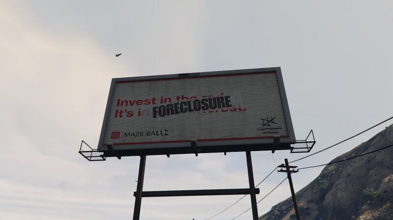 파일:MazeBank-GTAVe-DefacedBillboard.jpg