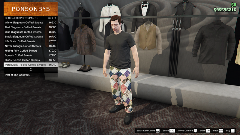 파일:TheContract-GTAOe-MalePants-DesignerSportsPants62-PatchworkTiedyeCuffedSweats.png