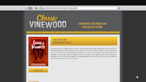 Classicvinewood.com의 리뷰 페이지.