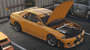 BusinessBattle-CarMeet-GTAOe-ElegyRetroCustom-Yellow-BlackStripes-front.png