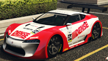 GTA 온라인에서의 Dense 도색이 적용된 ETR1. (후측면 보기)