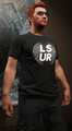 GTA 온라인에서의 LS-UR 티셔츠.