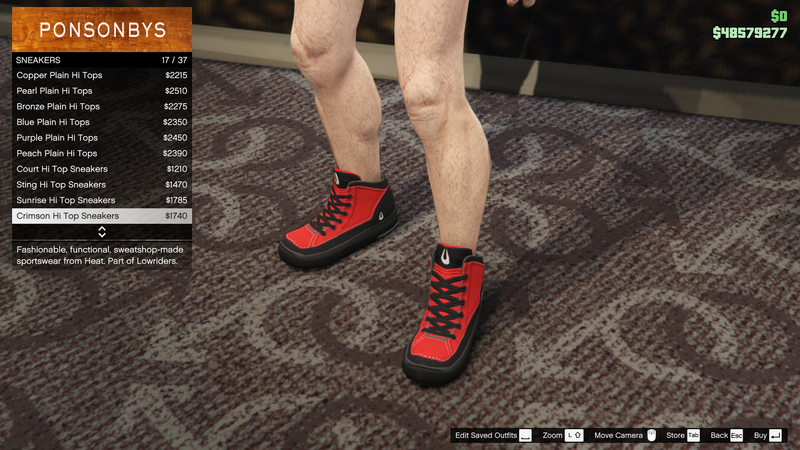 파일:Lowriders-GTAO-MaleShoes-Sneakers4-CrimsonHiTopSneakers.png