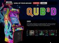 픽셀 엠포리엄의 QUB3D 페이지.