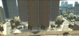 Grand Boulevard에서 바라본 Vespucci Circus의 Governor Greg Johnson Projects 후면.