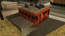 건물 뒷모습.